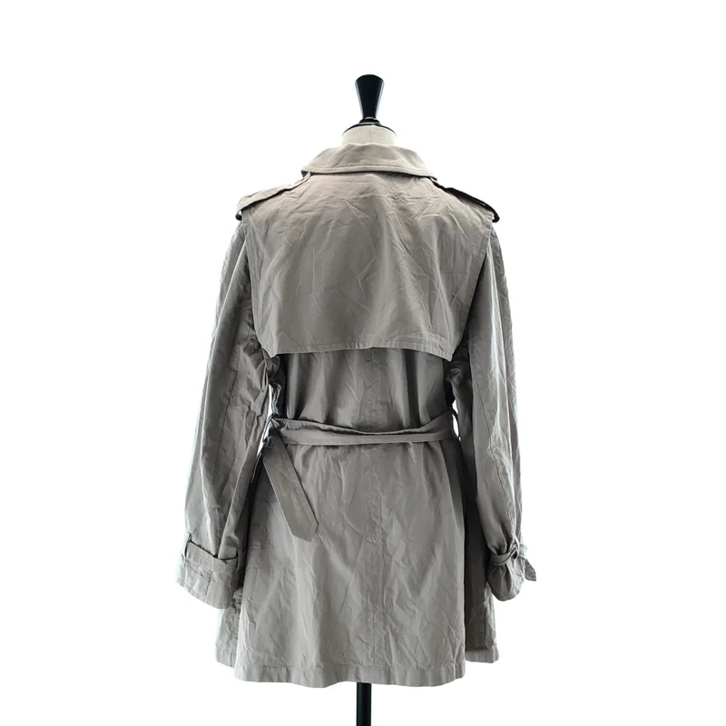 HERMES / エルメス | マルジェラ期 コットンギャバジン トレンチコート | 38 | レディース