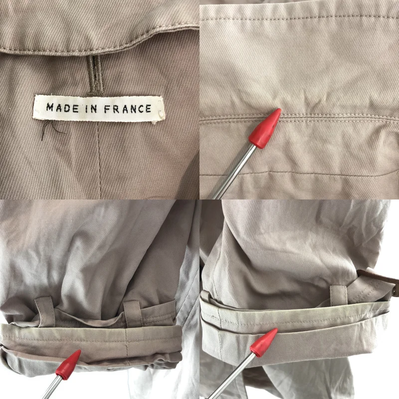 HERMES / エルメス | マルジェラ期 コットンギャバジン トレンチコート | 38 | レディース