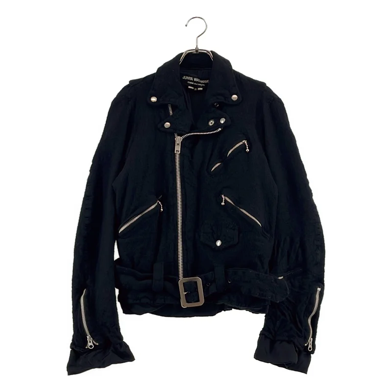 JUNYA WATANABE COMME des GARCONS / ジュンヤワタナベ | 2007AW | ウール 縮絨 ダブルライダース ジャケット | SS | レディース