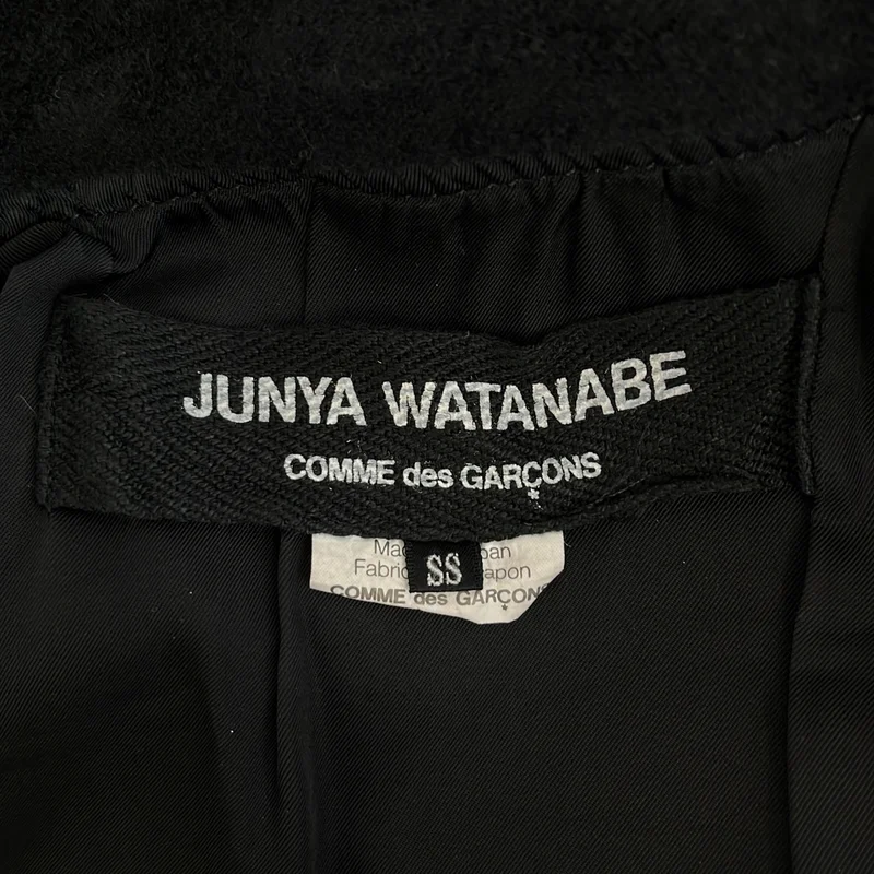 JUNYA WATANABE COMME des GARCONS / ジュンヤワタナベ | 2007AW | ウール 縮絨 ダブルライダース ジャケット | SS | レディース