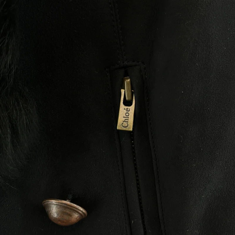 Chloe / クロエ | ラムスキン ファー ムートンコート | 36 | レディース
