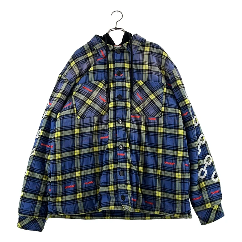 Off-White / オフホワイト | Plaid Jacket 裏地キルティング チェックシャツジャケット | M | メンズ