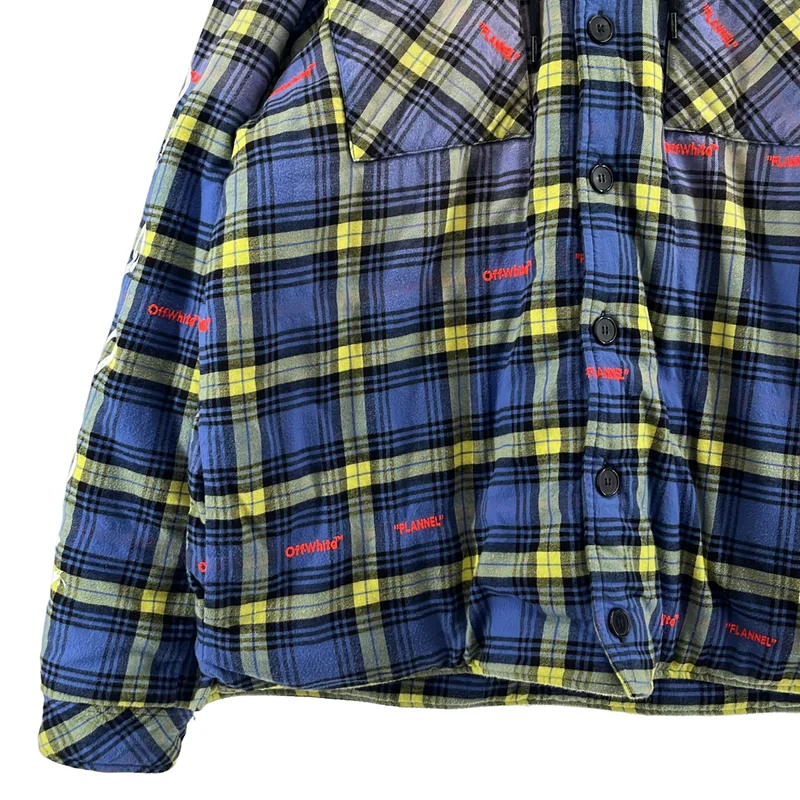 Off-White / オフホワイト | Plaid Jacket 裏地キルティング チェックシャツジャケット | M | メンズ