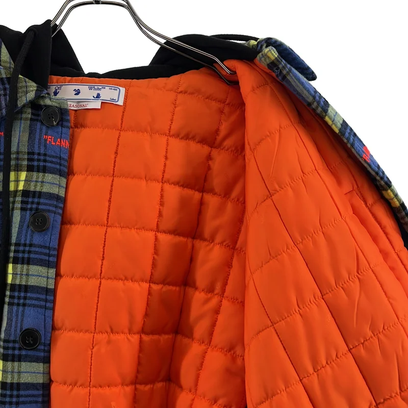 Off-White / オフホワイト | Plaid Jacket 裏地キルティング チェックシャツジャケット | M | メンズ