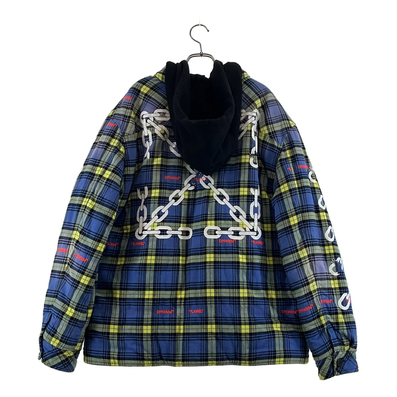 Off-White / オフホワイト | Plaid Jacket 裏地キルティング チェックシャツジャケット | M | メンズ
