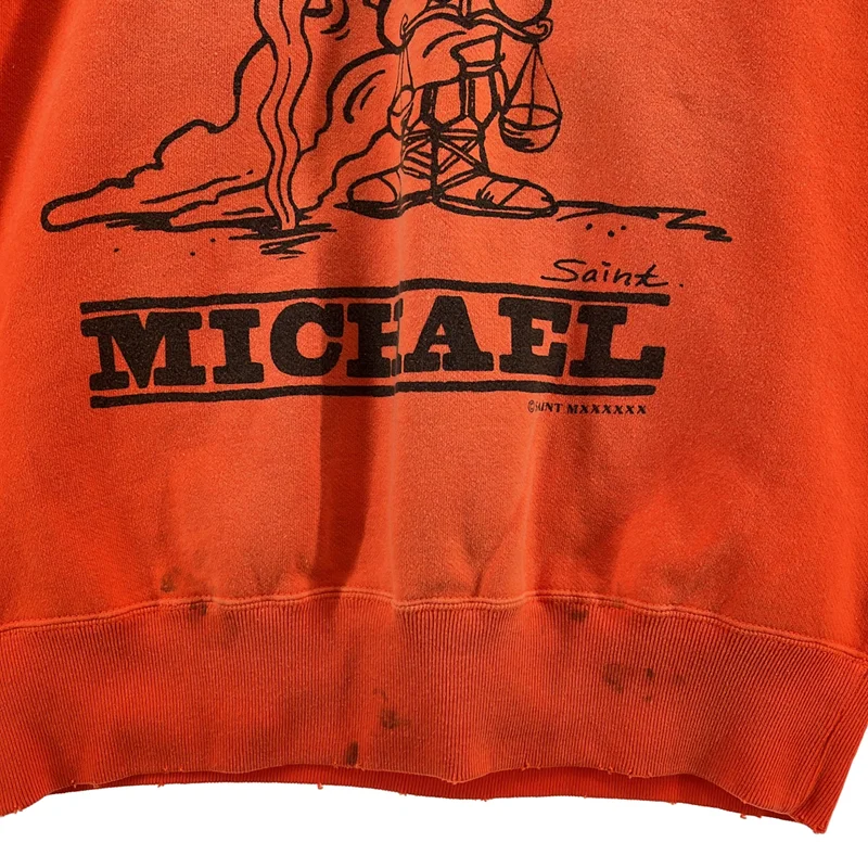SAINT MICHAEL  Mxxxxxx / セントマイケル | CRW N SWT MICHAEL スウェット シャツ トレーナー | S | メンズ