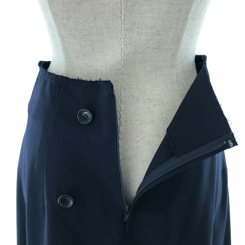 COMME des GARCONS COMME des GARCONS / コムコム | 2019SS | ウール 断ち切り カーゴポケット スカート | XS | レディース