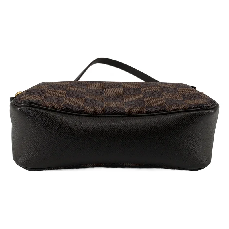 Louis Vuitton / ルイヴィトン | ダミエ トゥルース メイクアップ レザー ハンドポーチ / N51982 |