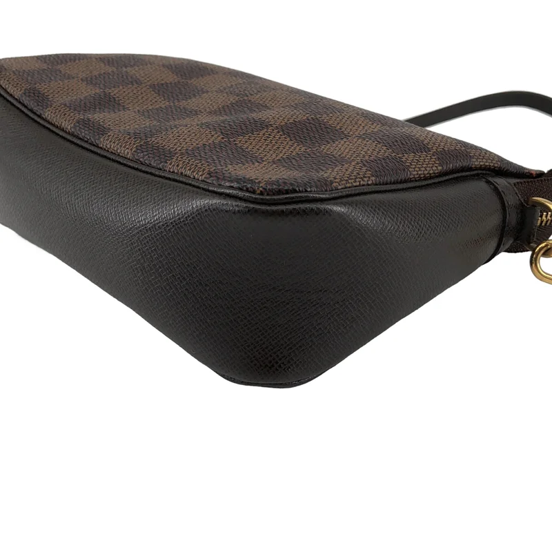 Louis Vuitton / ルイヴィトン | ダミエ トゥルース メイクアップ レザー ハンドポーチ / N51982 |