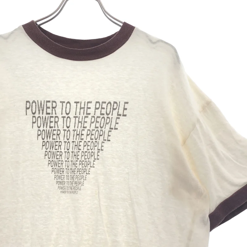 INSCRIRE / アンスクリア | グラフィックプリント リンガー Tシャツ | M | レディース