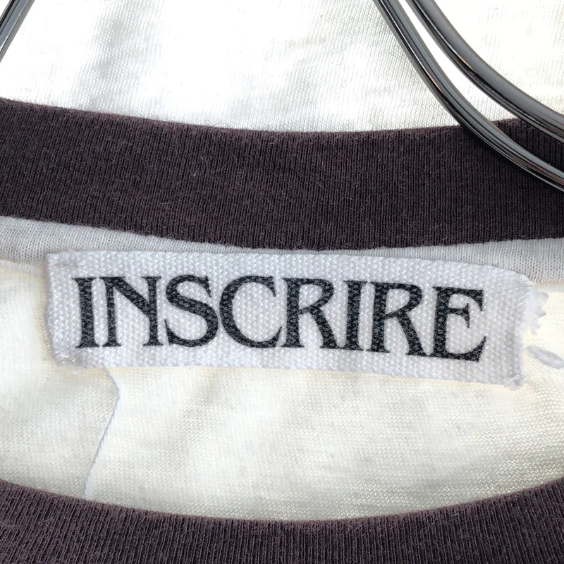 INSCRIRE / アンスクリア | グラフィックプリント リンガー Tシャツ | M | レディース