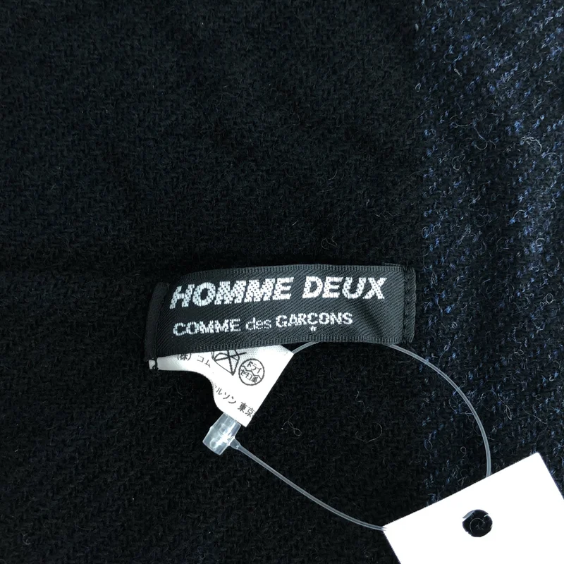 COMME des GARCONS HOMME DEUX / コムデギャルソンオムドゥ | ウール カットオフ ロングストール |