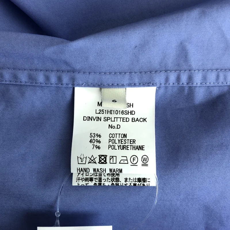 MACKINTOSH / マッキントッシュ | DINVIN バックスリット シャツ | 6 | レディース