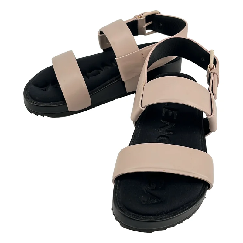 BALENCIAGA / バレンシアガ | レザー ストラップサンダル | 35 | レディース