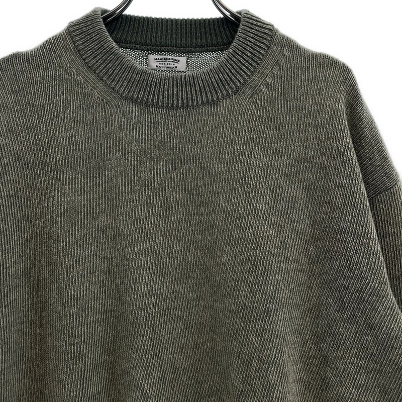 MAATEE&SONS / マーティー&サンズ | 強撚SHETLAND カシミヤ ウール プルオーバー ニット | 2 | メンズ