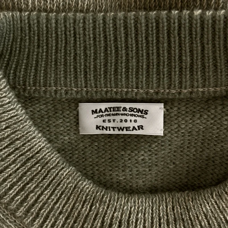 MAATEE&SONS / マーティー&サンズ | 強撚SHETLAND カシミヤ ウール プルオーバー ニット | 2 | メンズ