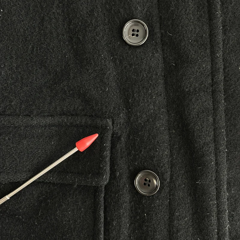 BLACK COMME des GARCONS / ブラックコムデギャルソン | 2014AW | ウール ライナードッキング ダッフルコート | S | レディース