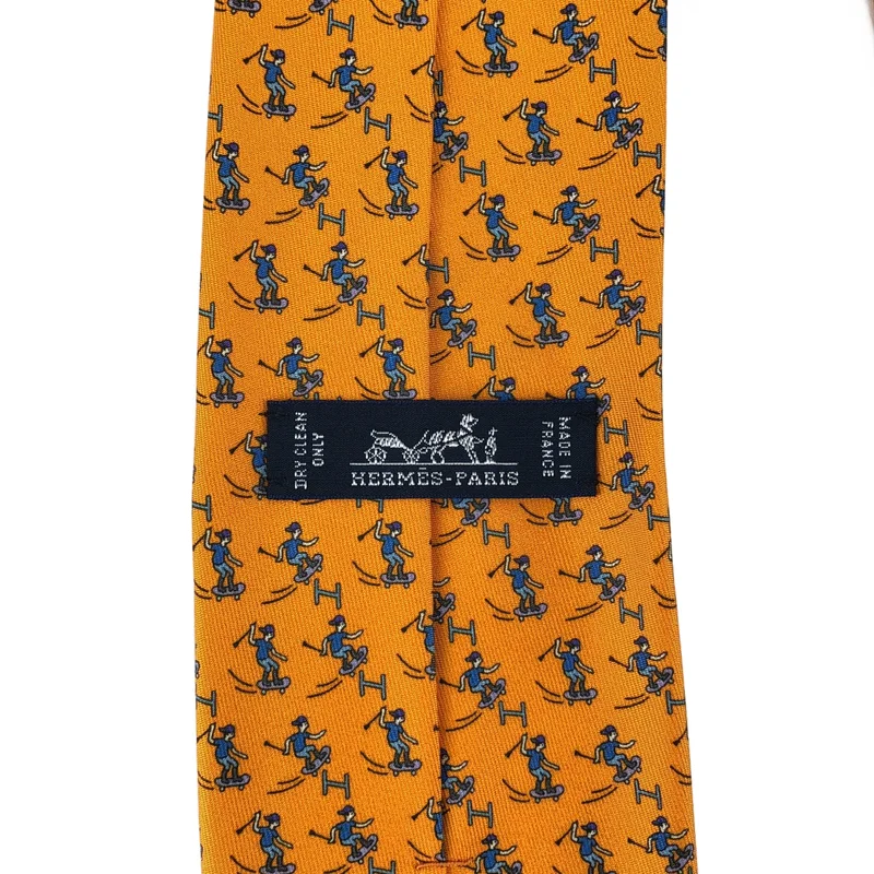 HERMES / エルメス | シルク 総柄 ネクタイ |