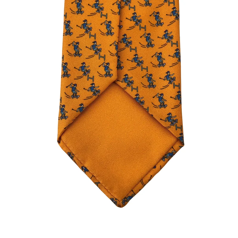 HERMES / エルメス | シルク 総柄 ネクタイ |