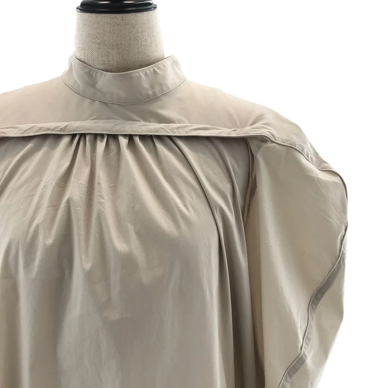 ISSEY MIYAKE / イッセイミヤケ | 2023SS | 変形スリーブ スタンドカラー ブラウス | 2 | レディース