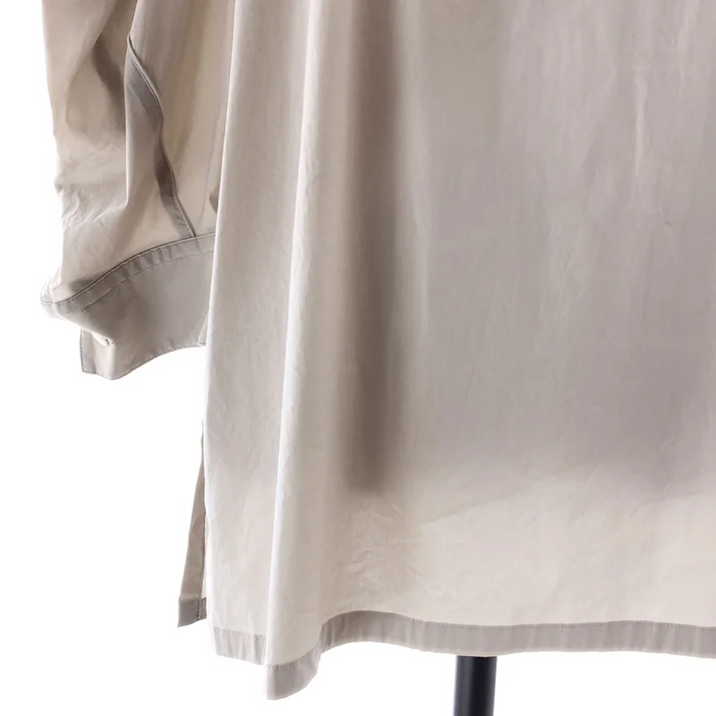 ISSEY MIYAKE / イッセイミヤケ | 2023SS | 変形スリーブ スタンドカラー ブラウス | 2 | レディース