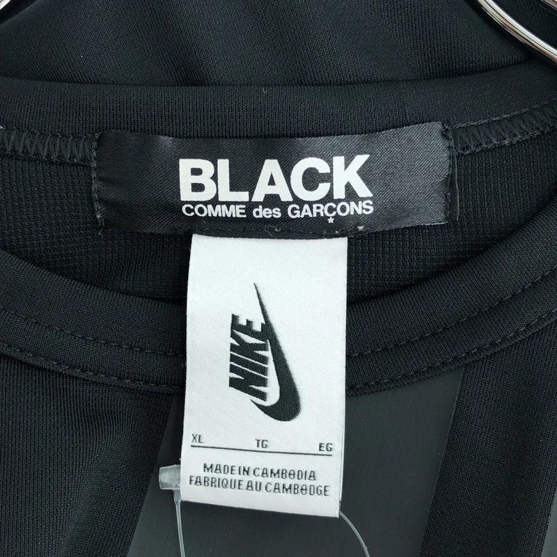 BLACK COMME des GARCONS / ブラックコムデギャルソン | 2018AW | × NIKE / ロゴプリントTシャツ | XL | メンズ
