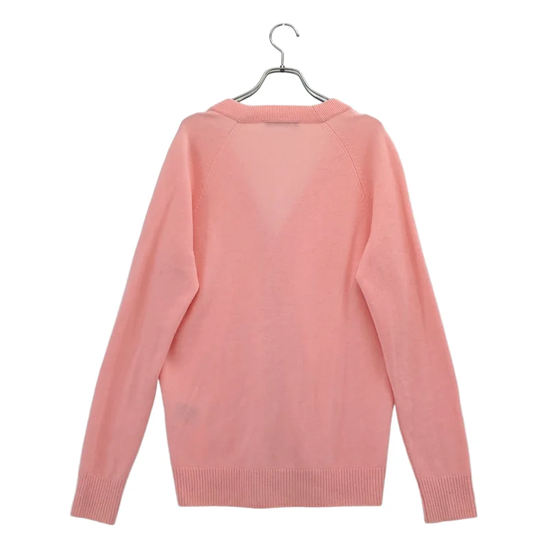Acne Studios / アクネストゥディオズ | ウール フェイスパッチ  Vネック ニットカーディガン | XXS | レディース