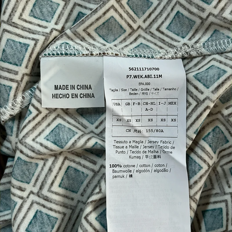 WEEKEND MAX MARA / ウィークエンドマックスマーラ | コットン 総柄 ワンピース | XS | レディース