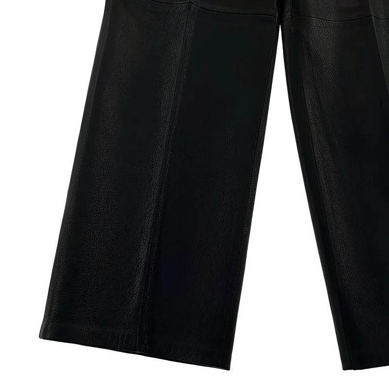 Edition / エディション トゥモローランド | EURO GOAT LEATHER SLACKS レザー スラックス | 36 | レディース