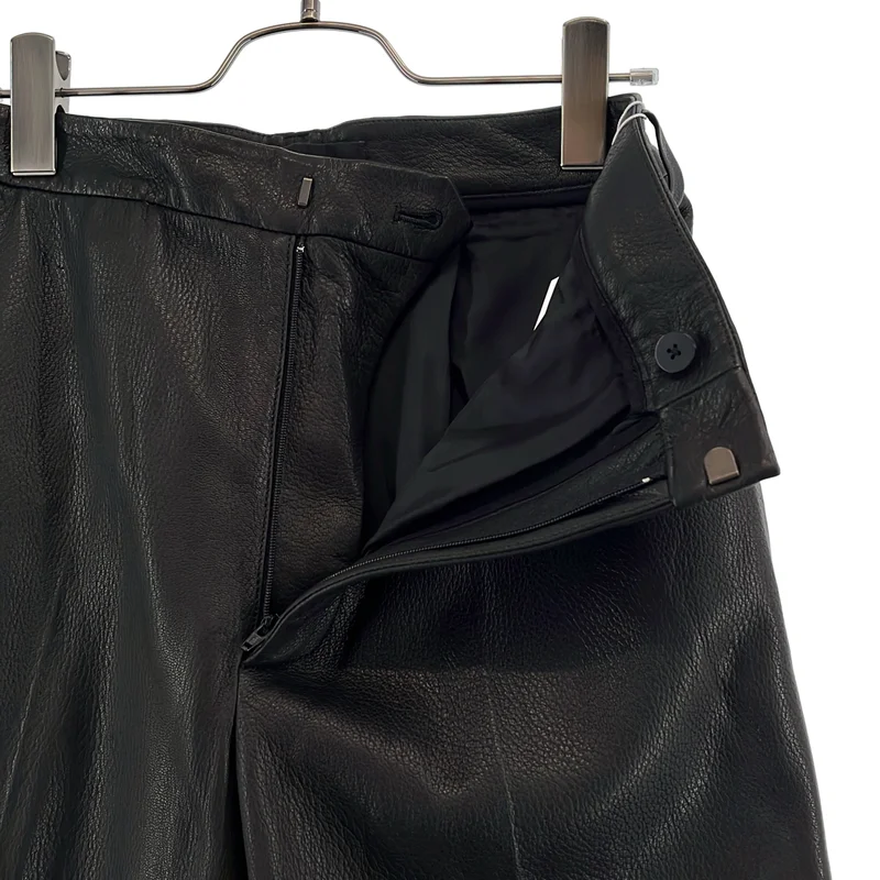Edition / エディション トゥモローランド | EURO GOAT LEATHER SLACKS レザー スラックス | 36 | レディース