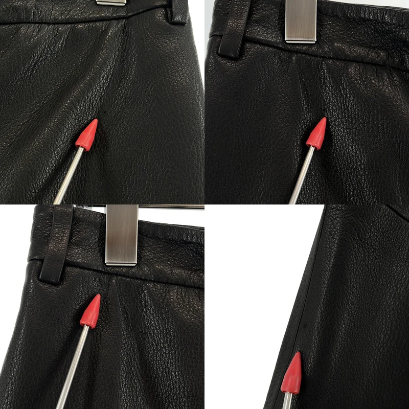 Edition / エディション トゥモローランド | EURO GOAT LEATHER SLACKS レザー スラックス | 36 | レディース