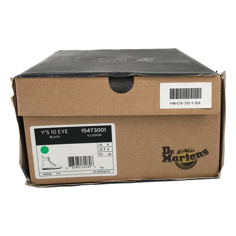 Y's / ワイズヨウジヤマモト | × Dr.Martens / 10 EYE 10ホール バックジップ ブーツ | 6 | メンズ