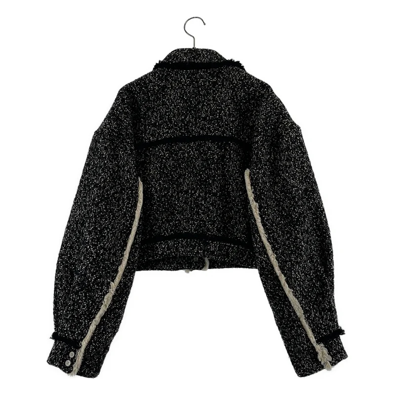 AMERI / アメリ | OTONA MUSE FRINGE TWEED SHORT JACKET ジャケット | F | レディース