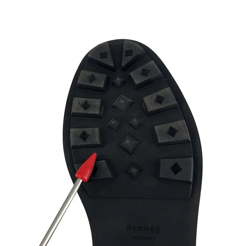 HERMES / エルメス | モカシン ルーブル Hロゴ ローファー | 37 1/2 | レディース