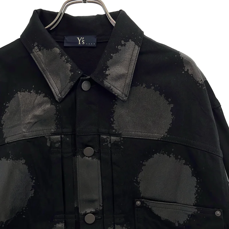 Y's.... / ワイズビー | 2023SS | DOTS-PRINTED DENIM JACKET ドットプリント デニムジャケット | 4 | メンズ