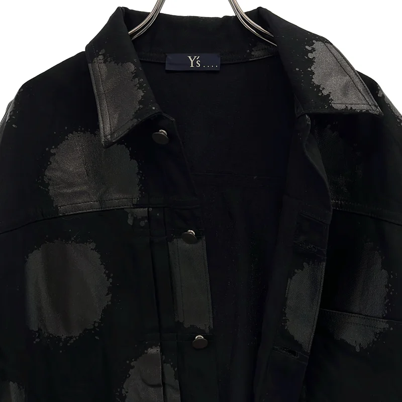 Y's.... / ワイズビー | 2023SS | DOTS-PRINTED DENIM JACKET ドットプリント デニムジャケット | 4 | メンズ