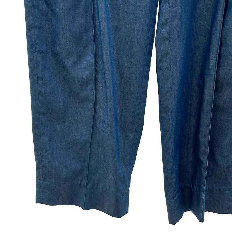 CULLNI / クルニ | Light Denim Pin Tuck Wide Pants with Long Belt パンツ | 2 | メンズ