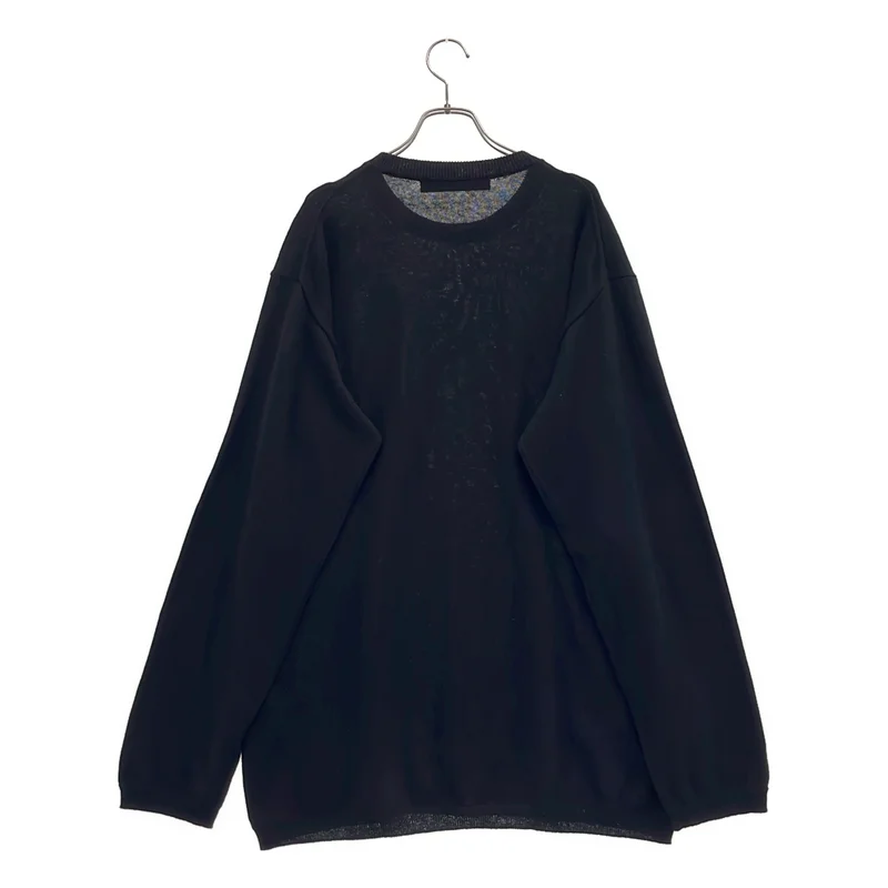 Y's for men / ワイズフォーメンヨウジヤマモト | 2024SS | 12G PLAIN STITCH ROUND-NECK LONG-SLEEVED KNIT コットン リネン プルオーバー ニット | 3 | メンズ