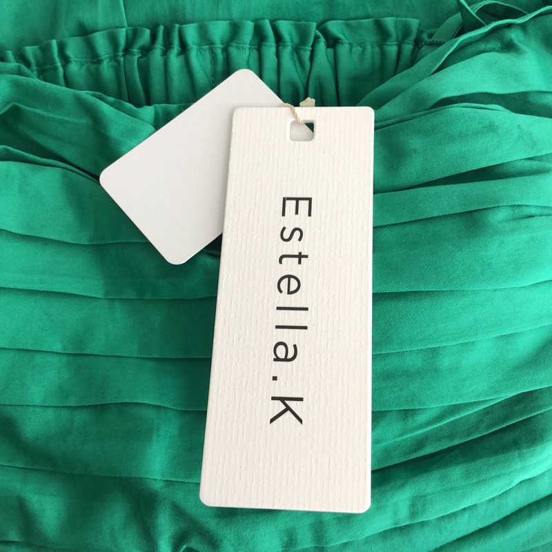 Estella.K / エステラケー | コットン サテン ベアタックドレス | F | レディース