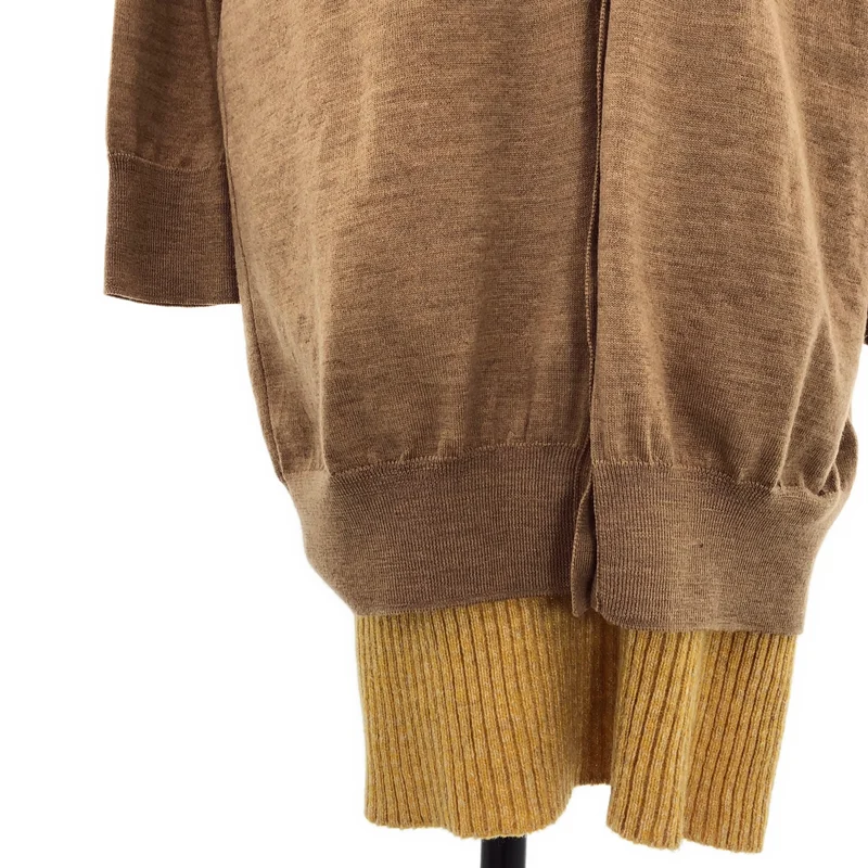 MM6 Maison Margiela / エムエムシックスメゾンマルジェラ | レイヤード Vネック ロングカーディガン | S | レディース