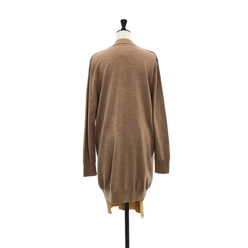 MM6 Maison Margiela / エムエムシックスメゾンマルジェラ | レイヤード Vネック ロングカーディガン | S | レディース