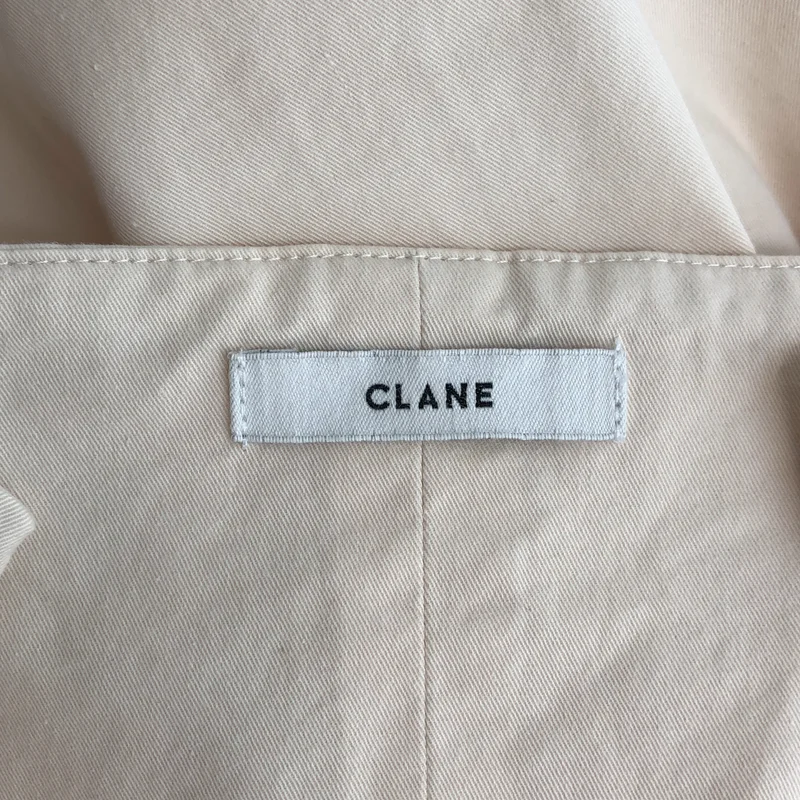 CLANE / クラネ | SQUARE BARE FLARE ONEPIECE / コットン スクエアベア フレアワンピース | 0 | レディース