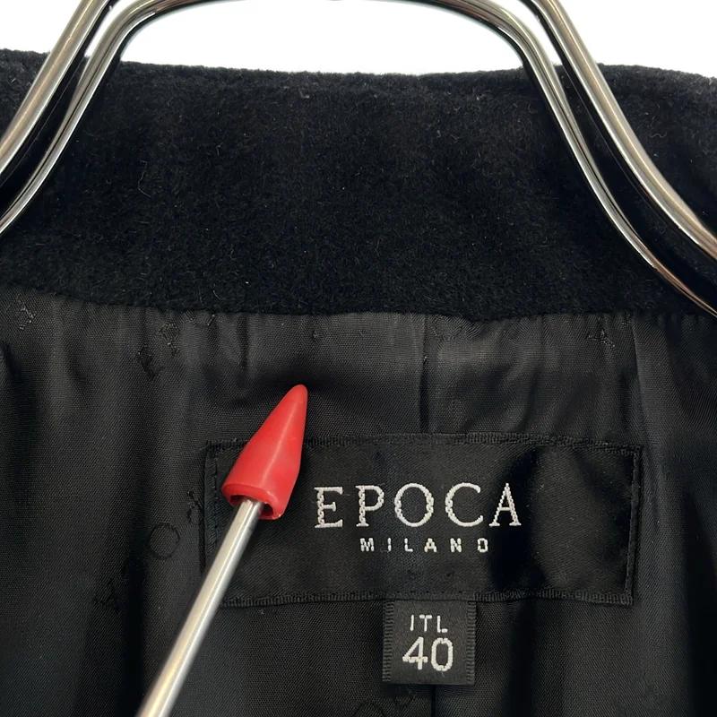 EPOCA / エポカ | ウール ベルテッドコート / 総裏地 | 40 | レディース