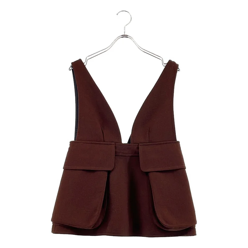 FUMIKA UCHIDA / フミカウチダ | DOUBLE FACED BRALETTE TOP ウール トップス | 36 | レディース