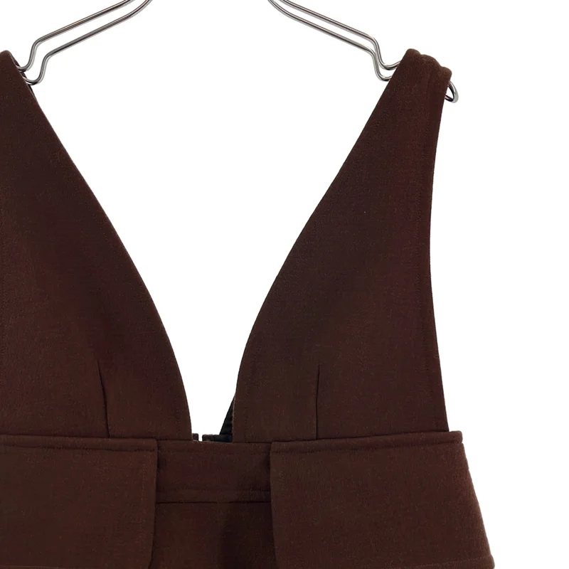 FUMIKA UCHIDA / フミカウチダ | DOUBLE FACED BRALETTE TOP ウール トップス | 36 | レディース