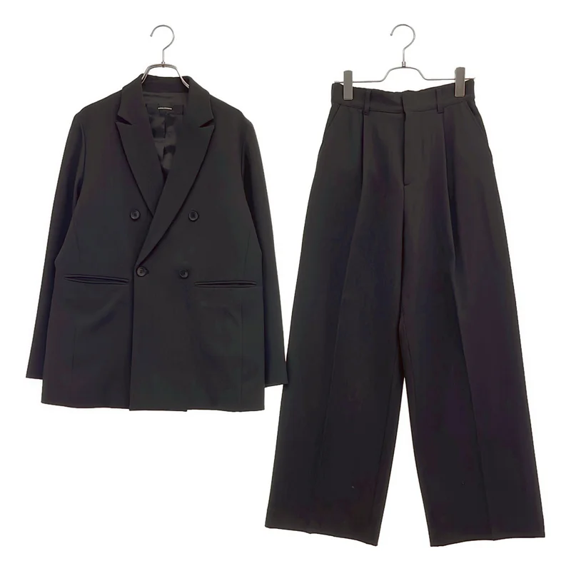 JOURNAL STANDARD / ジャーナルスタンダード | 2025SS | セットアップ / ライクストレッチ ダブルブレスト テーラードジャケット / スラックスパンツ | 36 | レディース