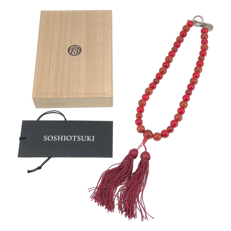 SOSHIOTSUKI JUZU NECKLACE TASSEL ネックレス 2026年最新