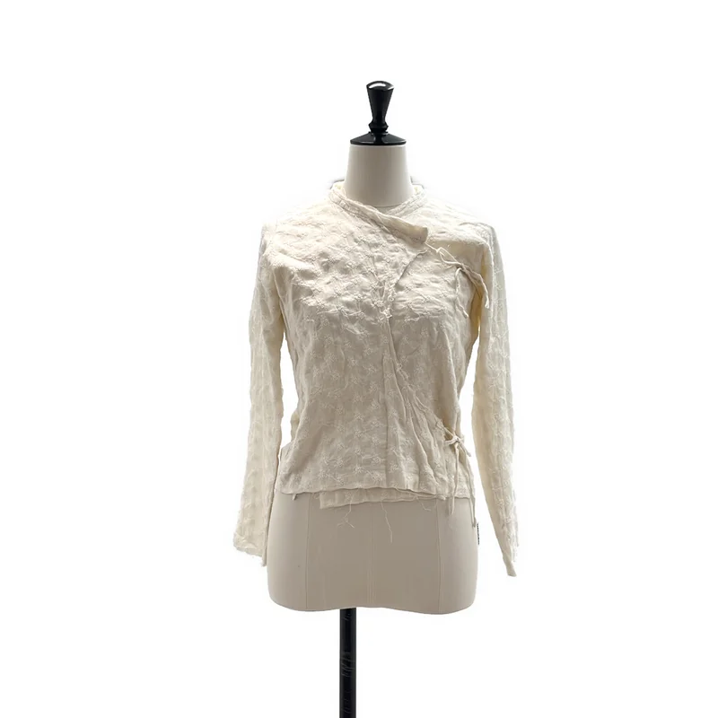 JUNYA WATANABE COMME des GARCONS / ジュンヤワタナベ | 2005SS | エンブロイダリー カシュクール ブラウス | S | レディース