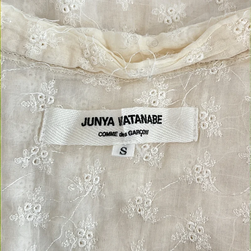 JUNYA WATANABE COMME des GARCONS / ジュンヤワタナベ | 2005SS | エンブロイダリー カシュクール ブラウス | S | レディース