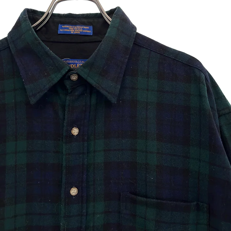 PENDLETON / ペンドルトン | 1990s | ウール チェック ネルシャツ | L | メンズ